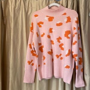 Pink Leopard Sweater - French Connection